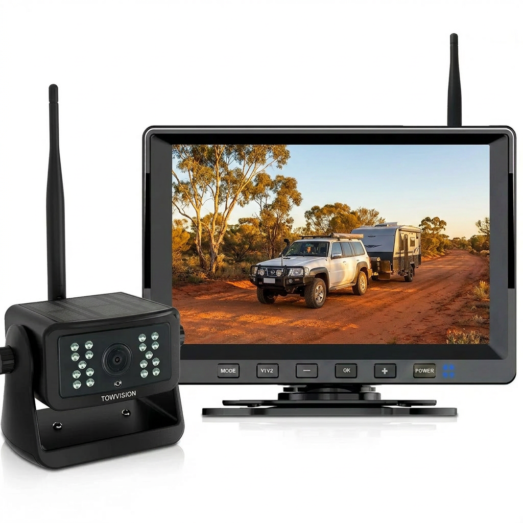 TowVision 5" solar wireless reverse camera kit